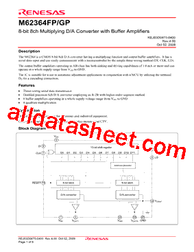 M62364GPDF型号图片