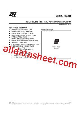 M69AR048BL80ZB8型号图片