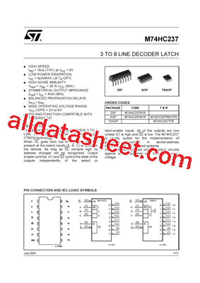 M74HC237TTR型号图片