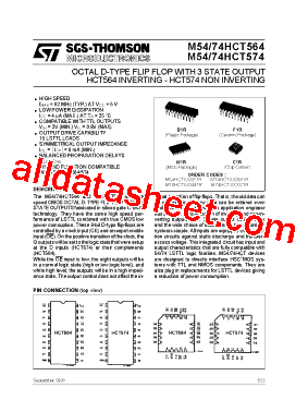 M74HCT574TTR型号图片