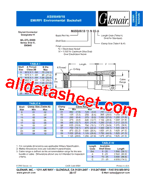 M85049-1809W05A型号图片