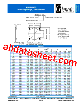 M85049-95-16A-A型号图片