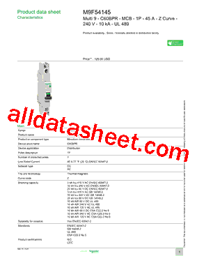 M9F54145型号图片