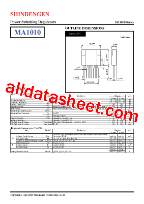 MA1010000L型号图片