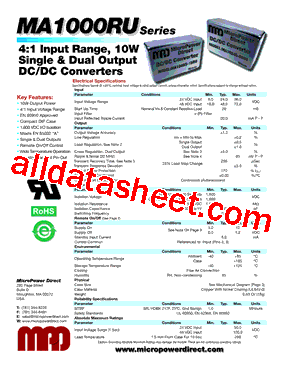 MA1024D-05RU型号图片