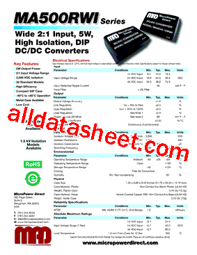 MA548D05RWI型号图片