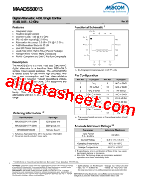 MAADSS0013型号图片