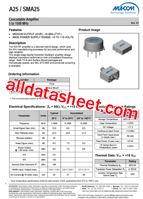 MAAM-008717-0SMA25型号图片