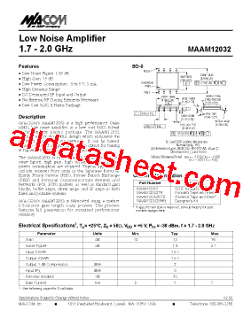 MAAM12032RTR型号图片