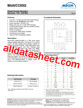 MAAVCC0002TR型号图片