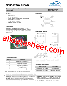 MABA-009232-CT4A4B型号图片