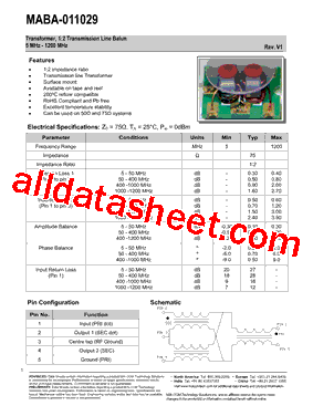 MABA-011029型号图片