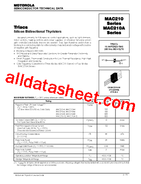 MAC210-4型号图片