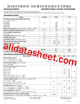 MAC6400M型号图片