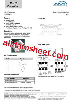 MACP-007490-CA0010型号图片