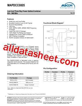 MAPDCC0005TR型号图片