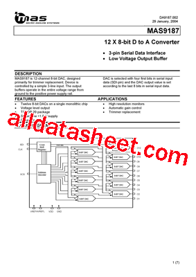 MAS9187AUA1型号图片