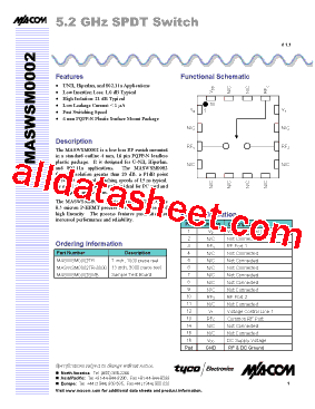 MASWSM0002SMB型号图片