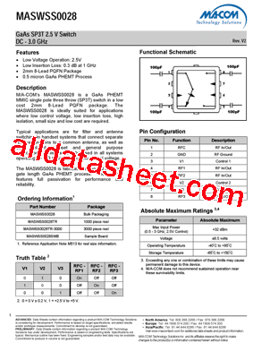 MASWSS0028TR型号图片