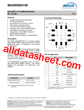 MASWSS0199型号图片