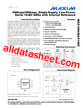 MAX1084BCSA+型号图片