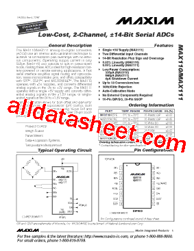 MAX111BCWE+型号图片