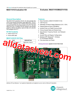 MAX11410A型号图片