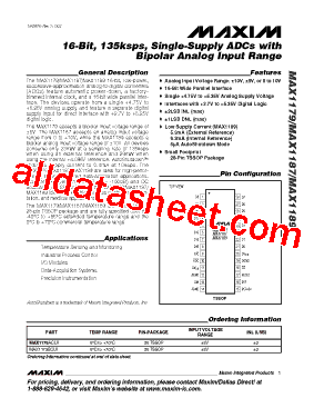 MAX1187AEUI型号图片