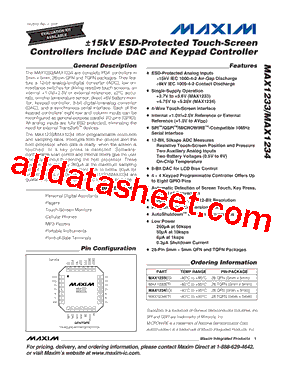 MAX1234ETI型号图片
