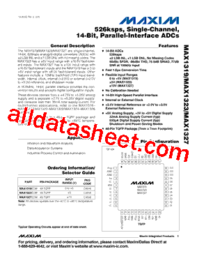 MAX1323ECM型号图片