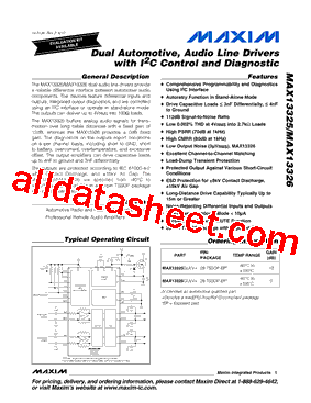 MAX13325GUI/V+型号图片