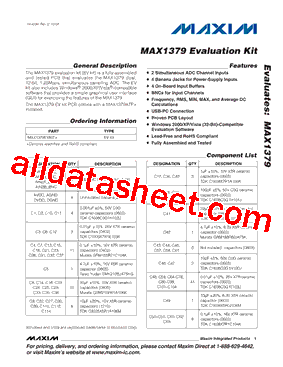 MAX1379EVKIT+型号图片