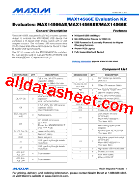 MAX14566EEVKIT型号图片