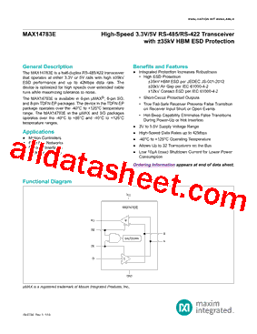 MAX14783EASA+型号图片