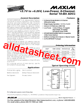 MAX148AEPP型号图片