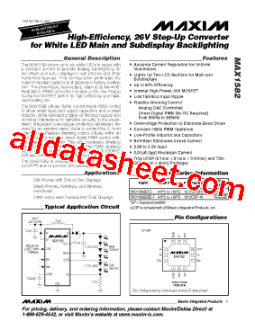 MAX1582ETC型号图片