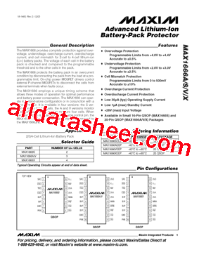 MAX1666SEEE型号图片