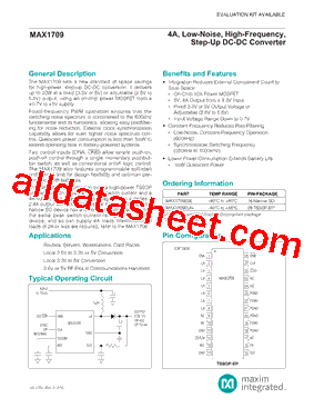 MAX1709EUI+型号图片