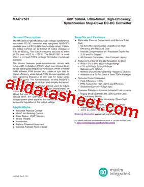 MAX17501AATB+T型号图片