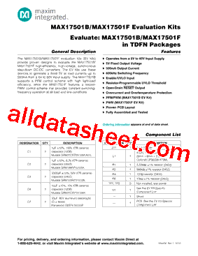 MAX17501BTEVKIT型号图片