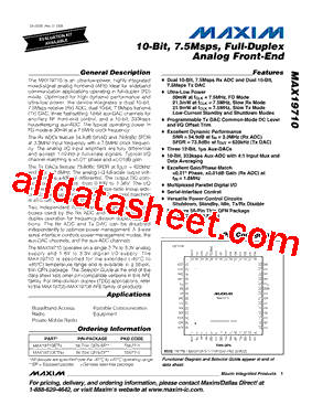 MAX19710ETN+型号图片