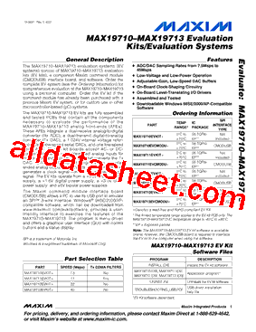 MAX19710EVCMODU+型号图片