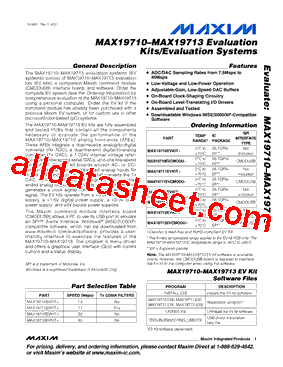 MAX19713EVCMODU+型号图片