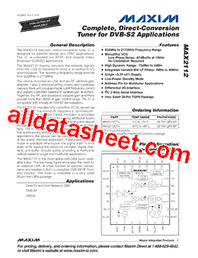 MAX2112ETI+型号图片