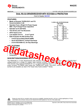 MAX232EIDWR型号图片