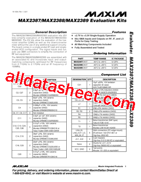 MAX2388EVKIT型号图片
