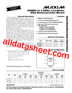 MAX2681EUT+T型号图片