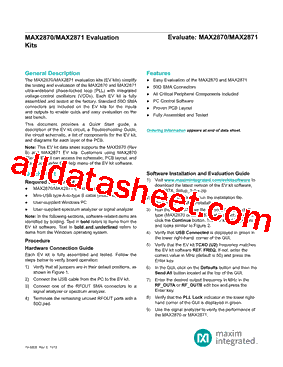 MAX2870EVKIT型号图片