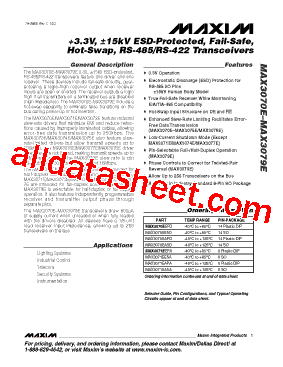 MAX3072EASA+型号图片
