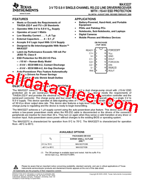 MAX3227IDBE4型号图片